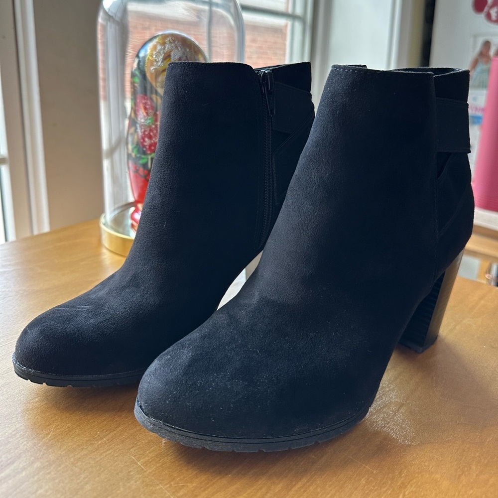A New Day by Target - black heeled booties